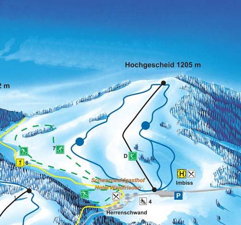 Pistenplan Herrenschwand