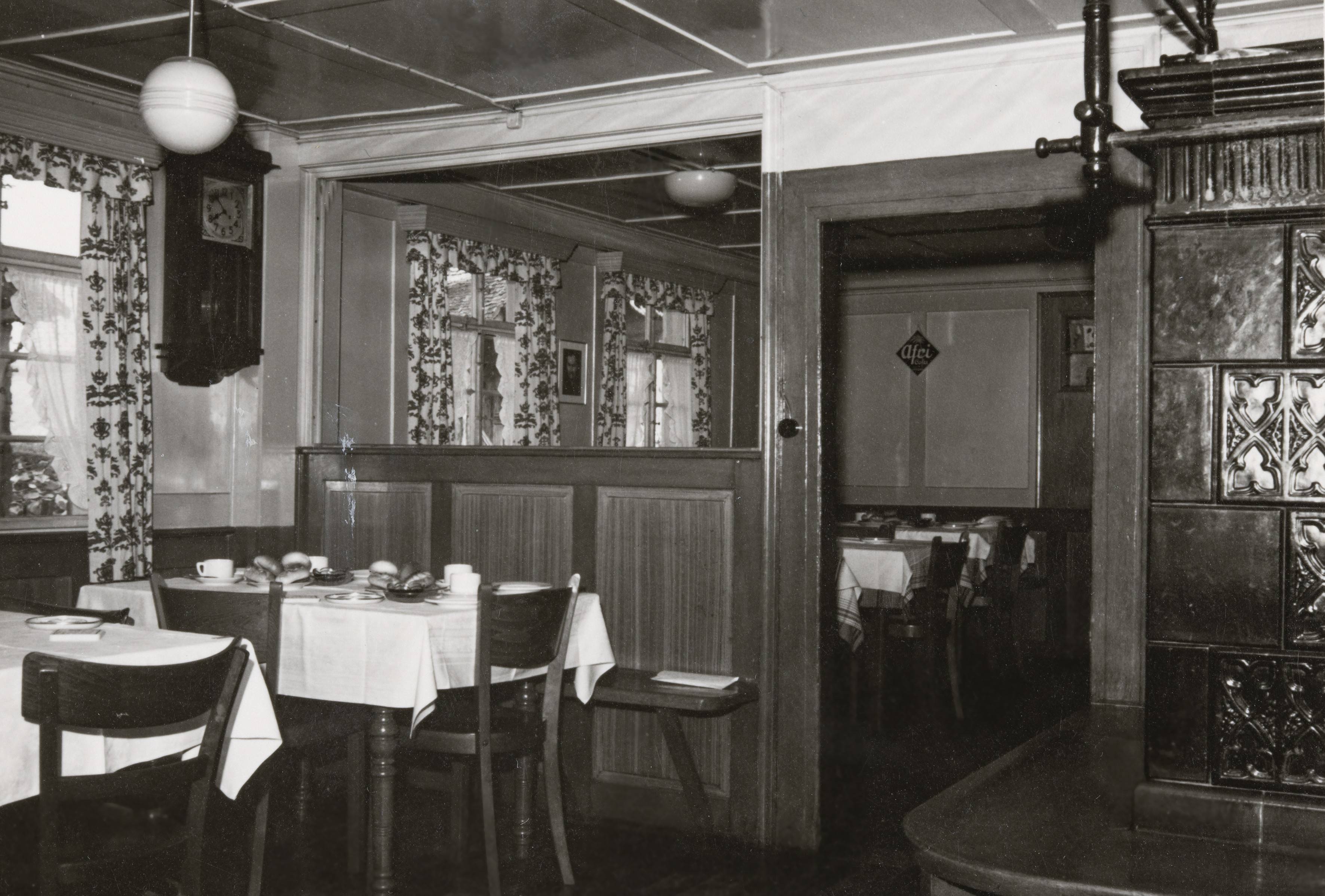 Gaststube Der Waldfrieden Historisches Bild