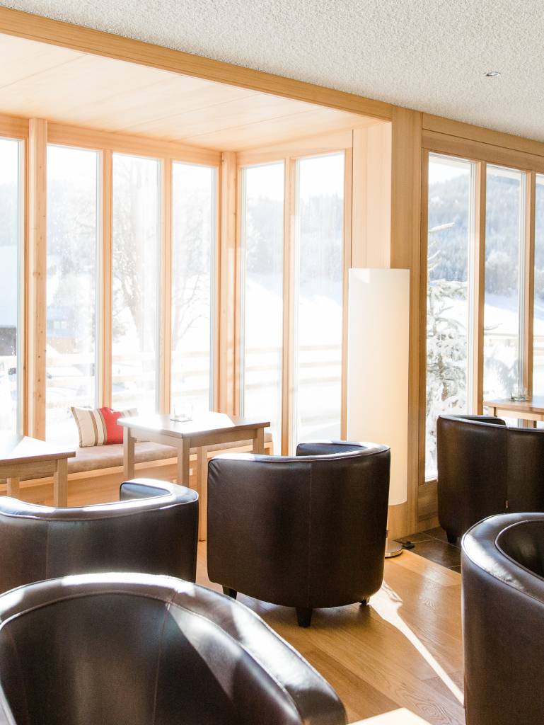 Kaminstube im Hotel derWaldfrieden