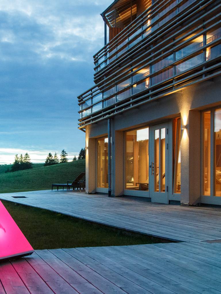 Terrasse des Hotel der Waldfrieden