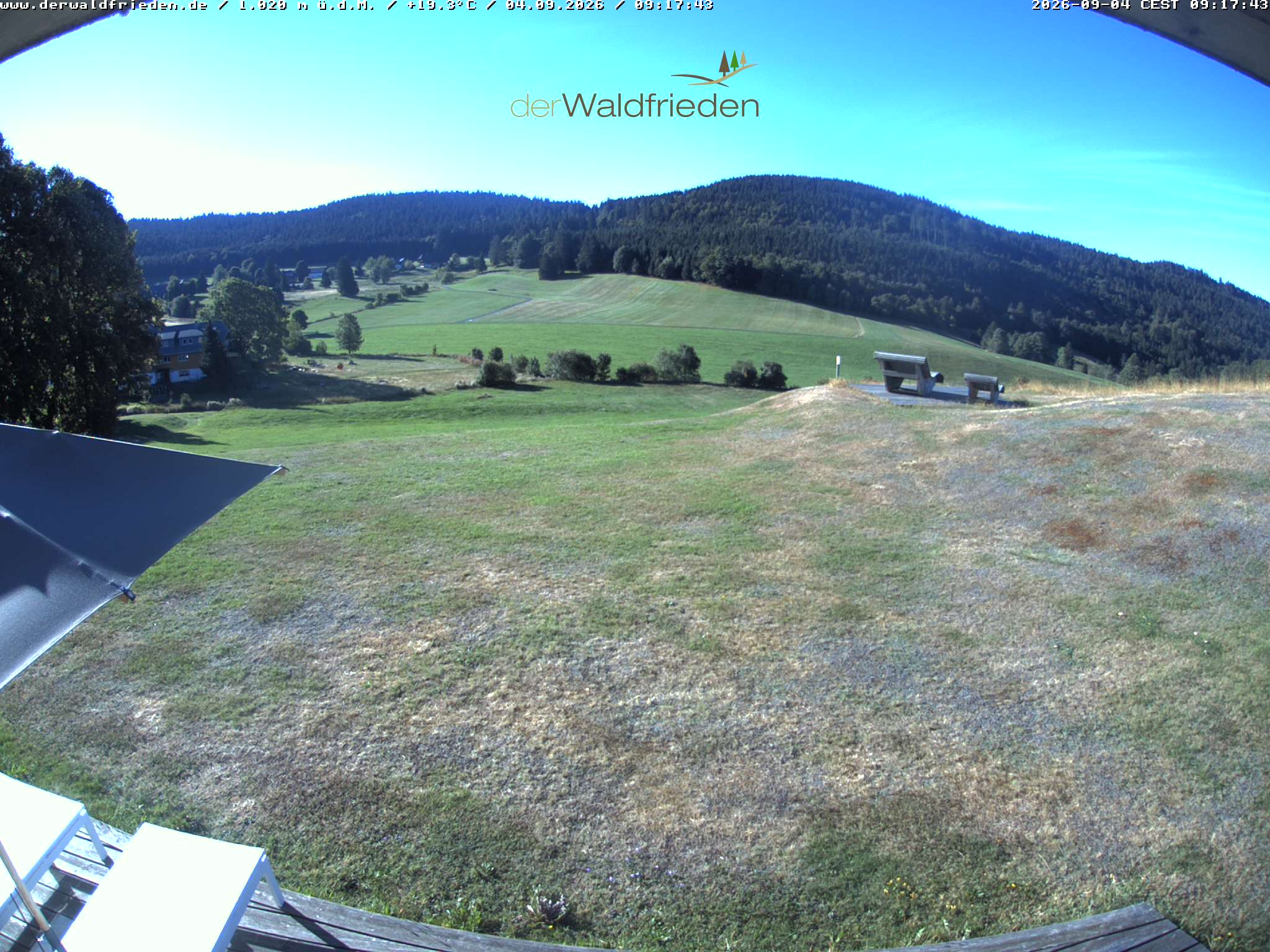 Webcam vom Hotel Der Waldfrieden aus Todtnau-Herrenschwand